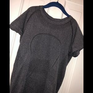 Grey lulu lemon workout top